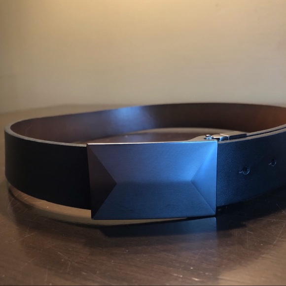 Men’s Brown/Black Reversible Belt - Picture 8 of 10